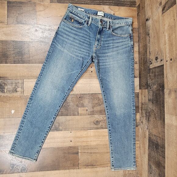 Todd Snyder 5-Pocket Jeans Blue Mens 32x30 Slim Fit Stretch Denim JE099233-BL43 - Picture 1 of 15